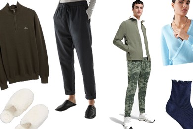 Various products in collage